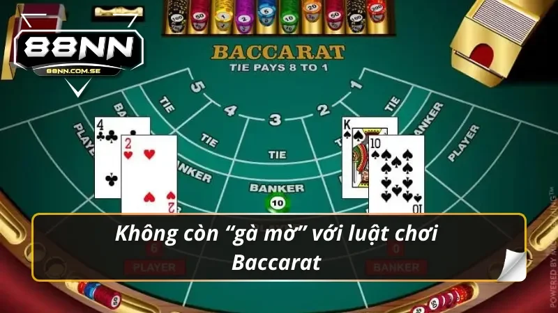 Baccarat 88NN – Nơi Dân Cá Cược Thứ Thiệt Thể Hiện Đẳng Cấp 2 Chỉ cần hiểu luật Baccarat 88NN – Cơ hội lật kèo ngoạn mục luôn nằm trong tay bạn