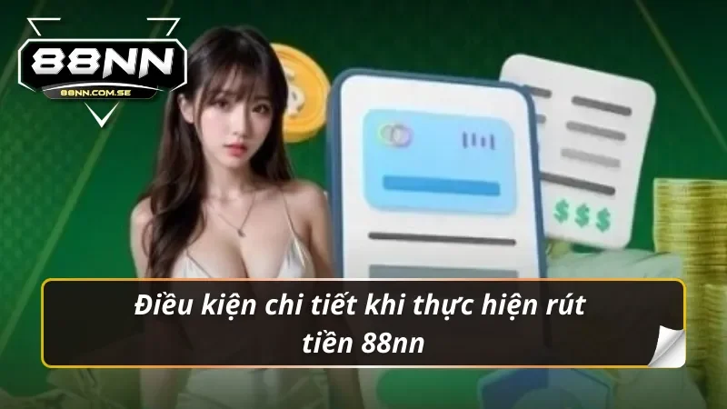 Rút Tiền 88NN - Hướng Dẫn Siêu Tốc | Thành Công 100% 1 Điều kiện chi tiết khi thực hiện rút tiền 88nn